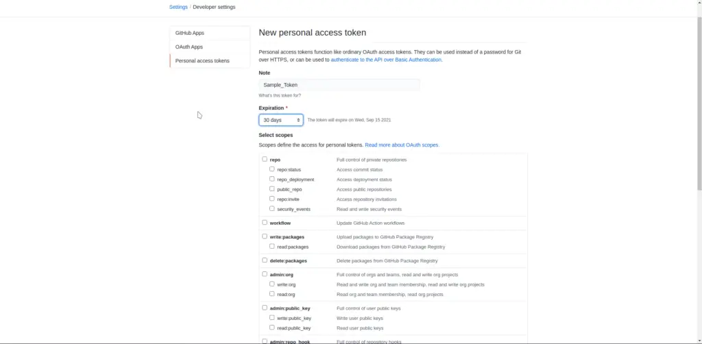 Setting up GitHub Personal Access Token - Ittwist